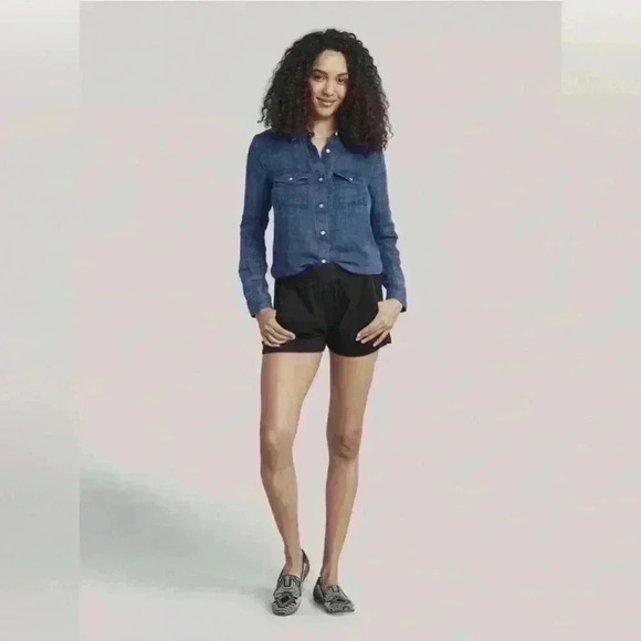 Faherty Pants - FAHERTY ARLIE SHORT BLACK SIZE XS NWT